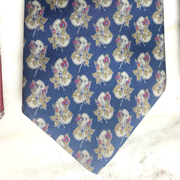7 Vintage Silk Ties Fendi, Givenchy, Dior, Balmain, PierreCardin, Boss, Ken Cole - Picture 12 of 16